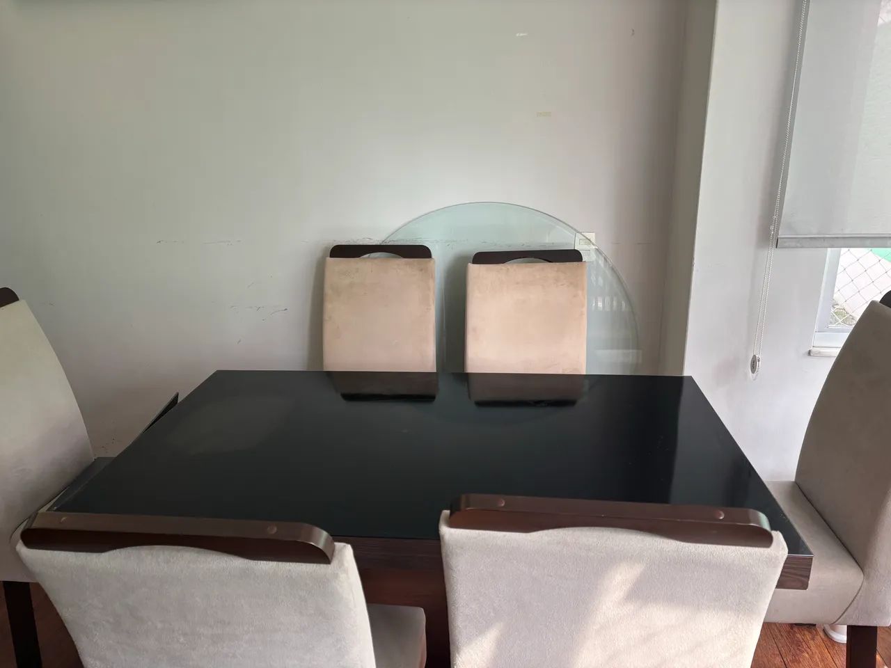 Mesa 6 cadeiras- Tampo de Vidro - Foto 2