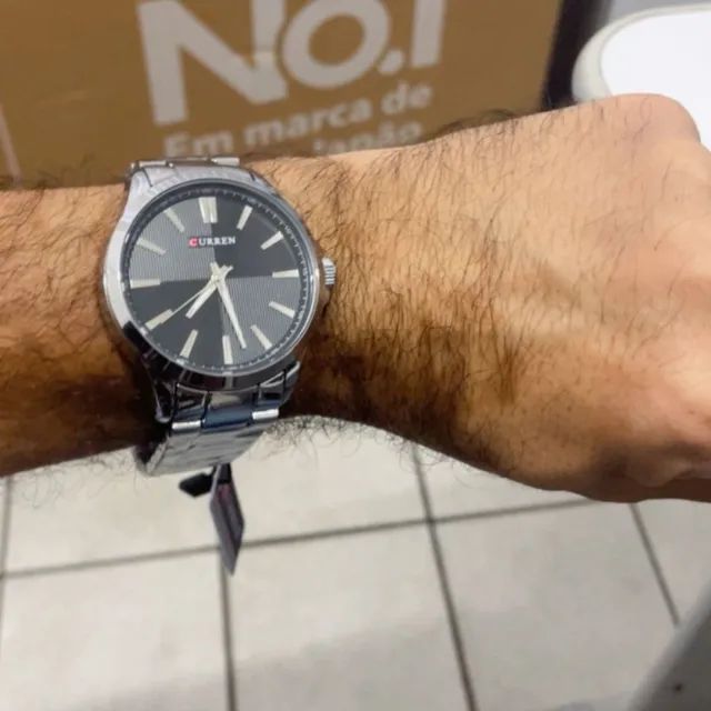 Relógio CURREN 8322 Masculino Aço Inox + Caixa - Foto 4