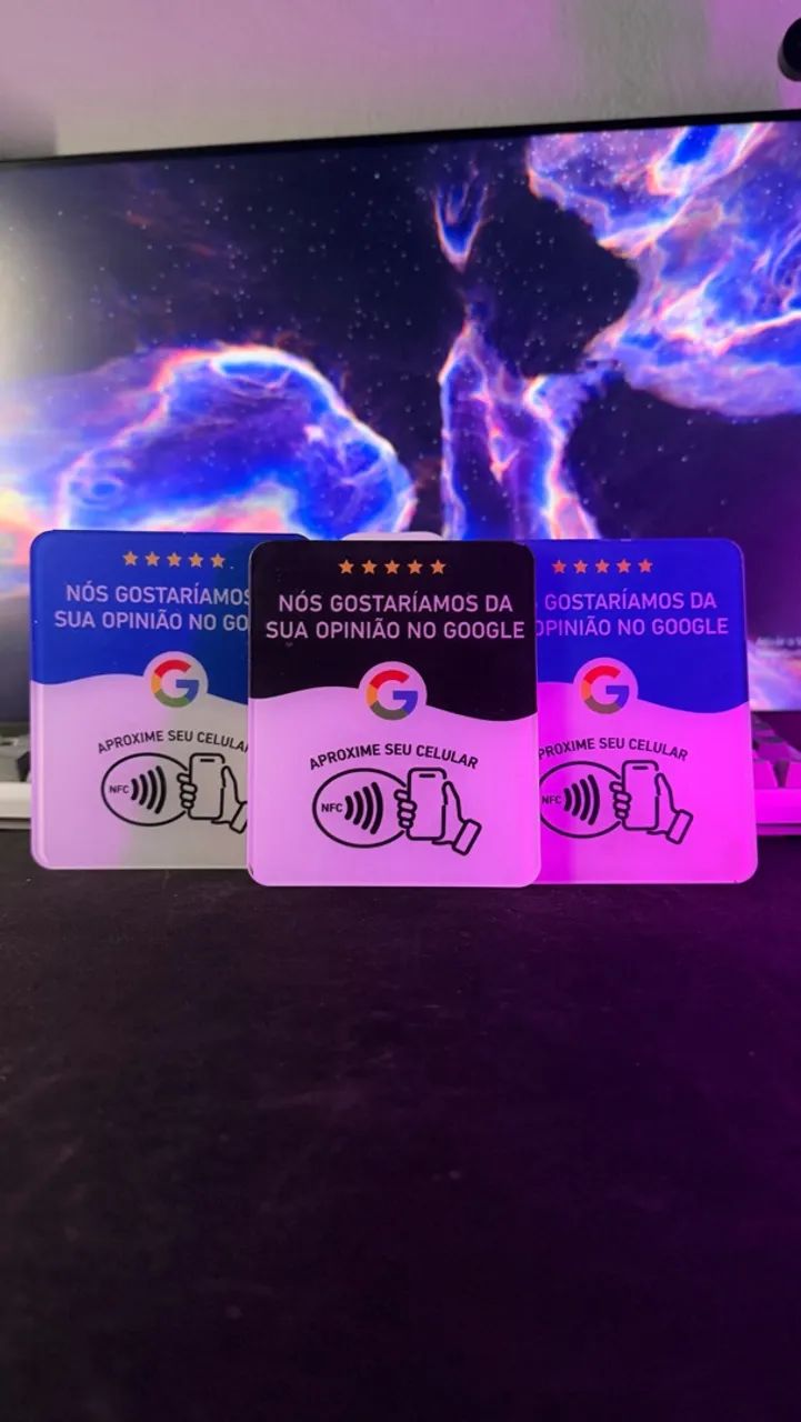     Placa Google Avaliações NFC - Aproxime o Celular e Avalie - Foto 4