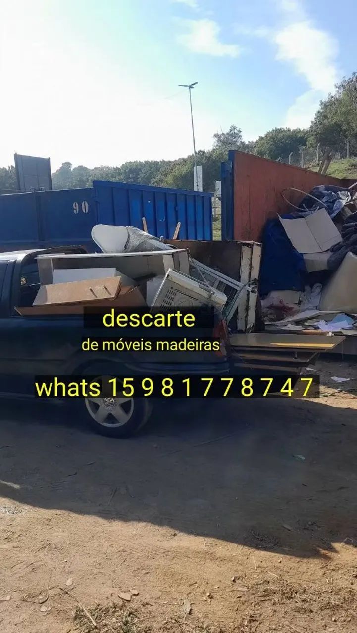 Mini caçamba de intulho e velharias  - Foto 2