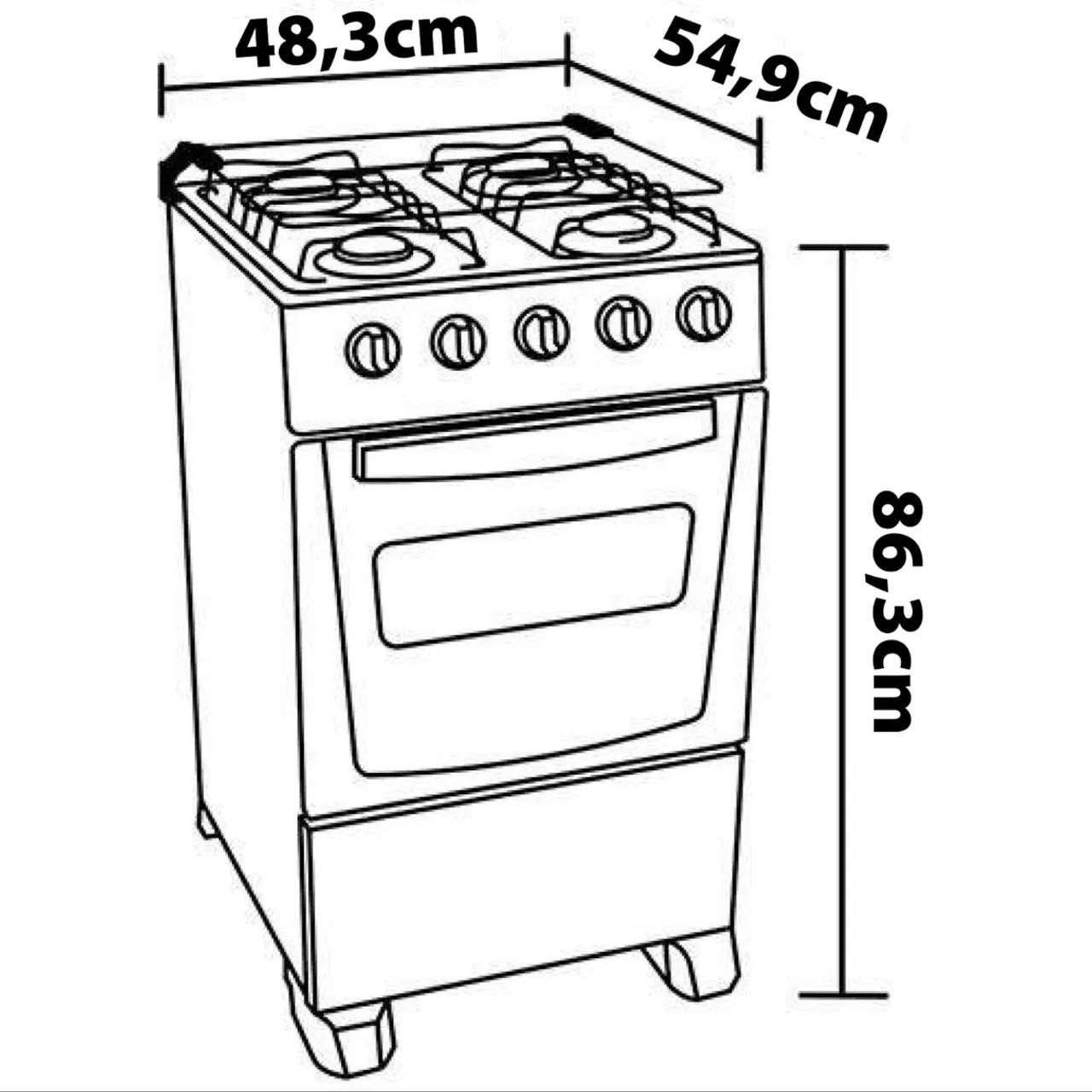 Promoção Fogão 4 Bocas Itatiaia automático - Foto 5
