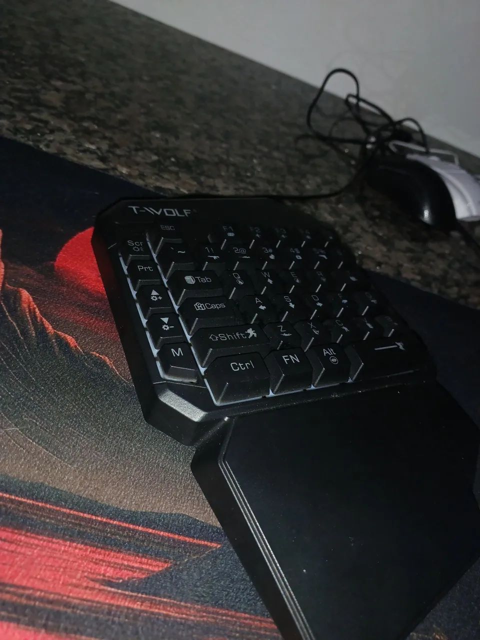 TECLADO 1 MÃO T-WOLF - Foto 4