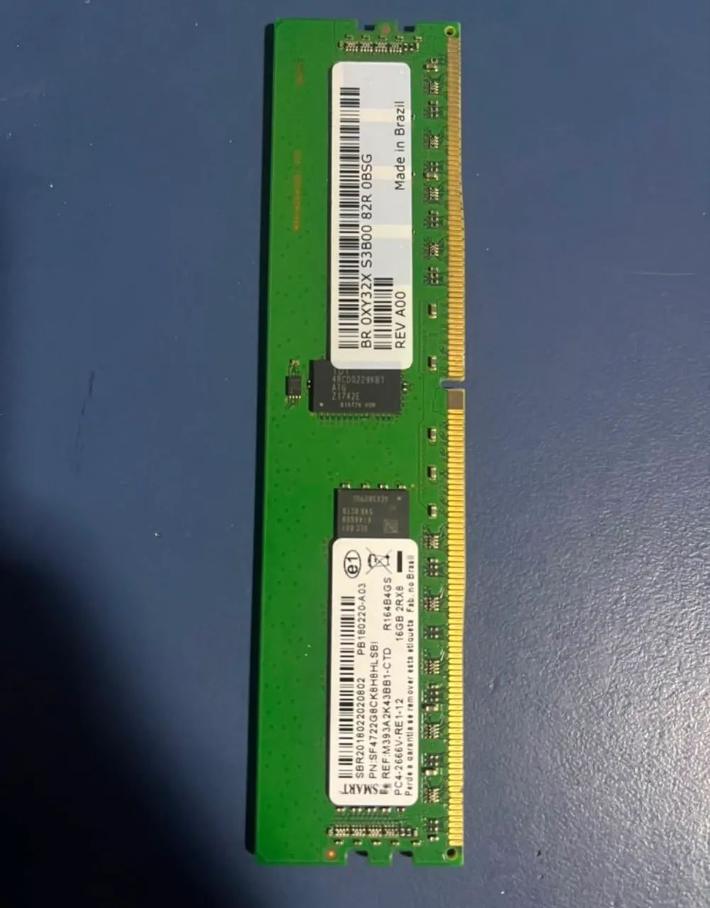 Memória RAM DDR4 ECC 16GB 