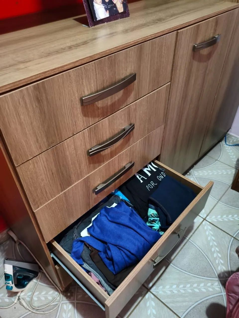 Vendo cômoda com sapateira usada em ótimo estado  - Foto 3