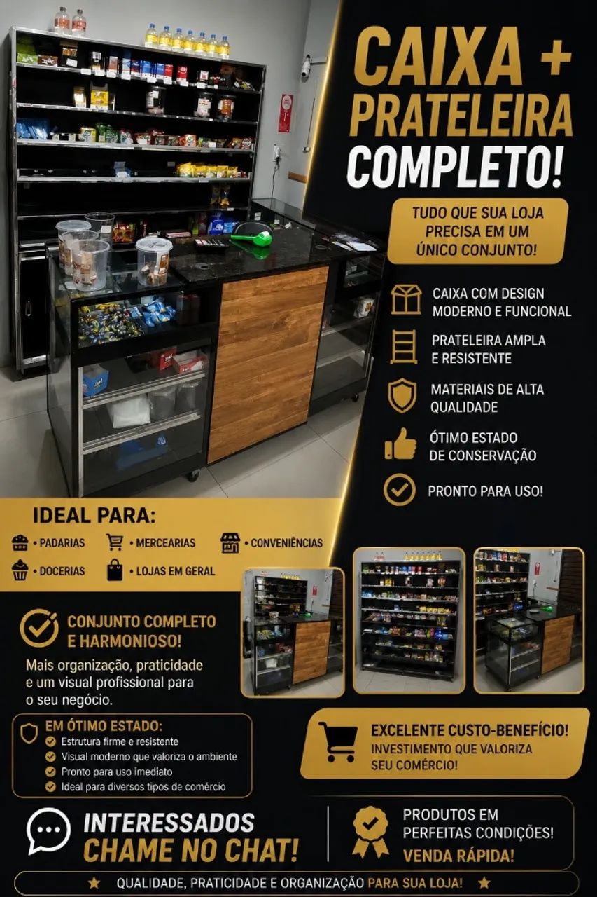 Caixa completo para o seu comércio!!