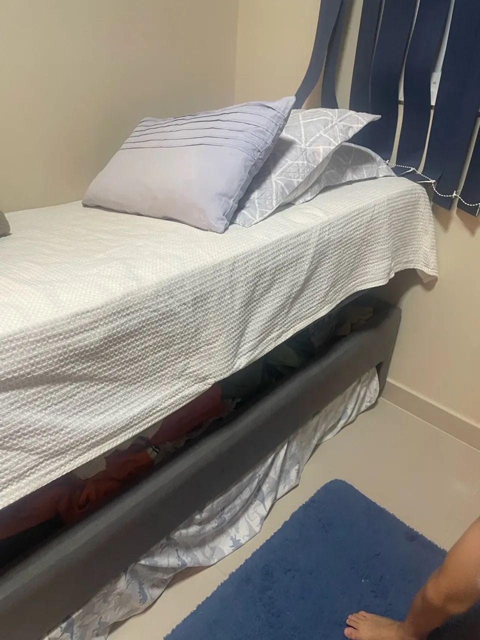 Cama de solteiro baú! Novinha! - Foto 2