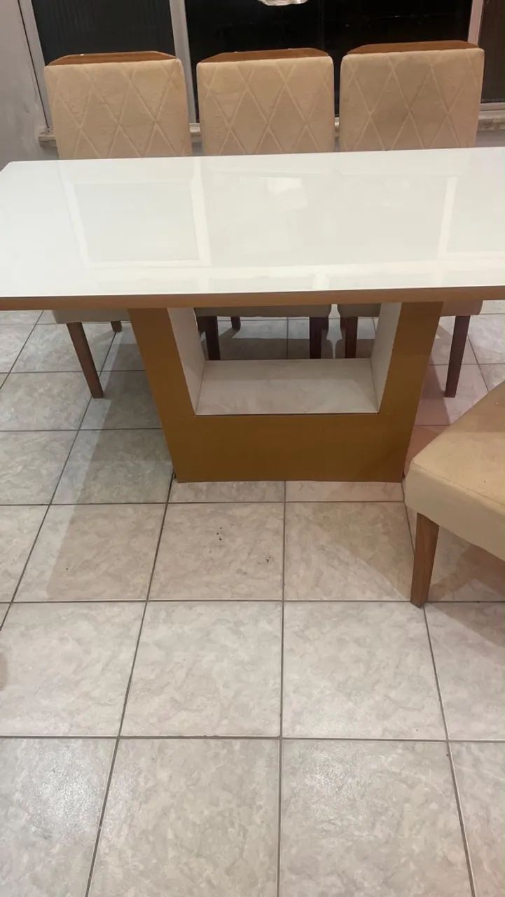 Vendo mesa com 6 cadeiras  - Foto 4