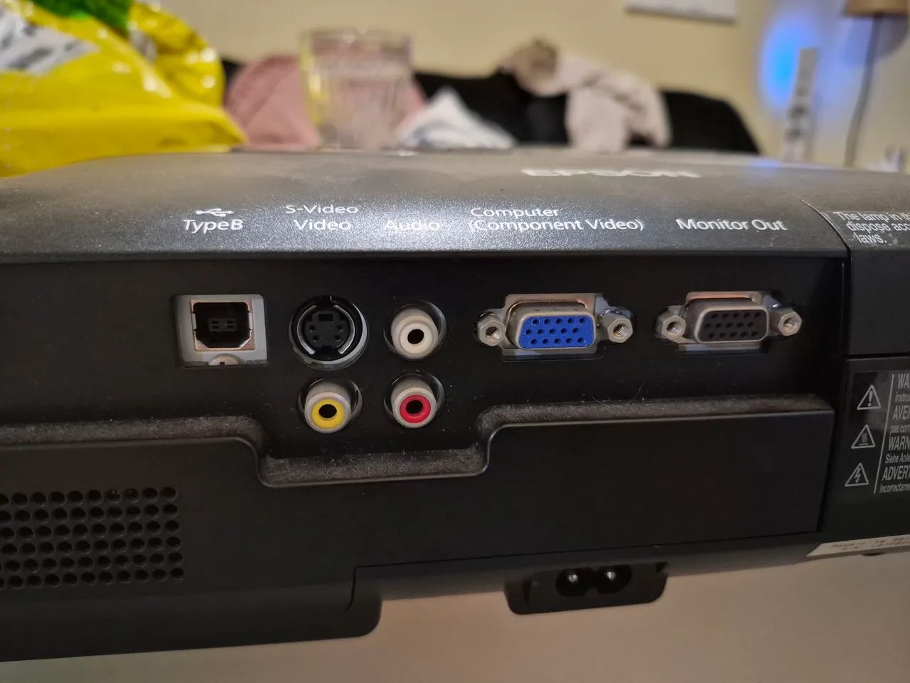 Projetor Epson PowerLite S6+ (H283A) - Funcionando - Foto 5