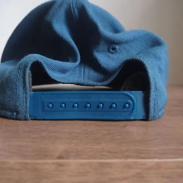 Boné nike original true snapback aba reta azul e verde água - Foto 3