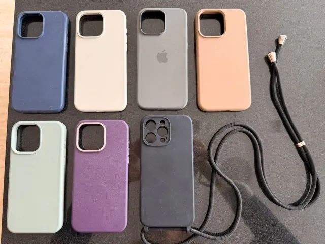 7 Capas Para iPhone 15 Pro Max - Cores E Marcas Variadas