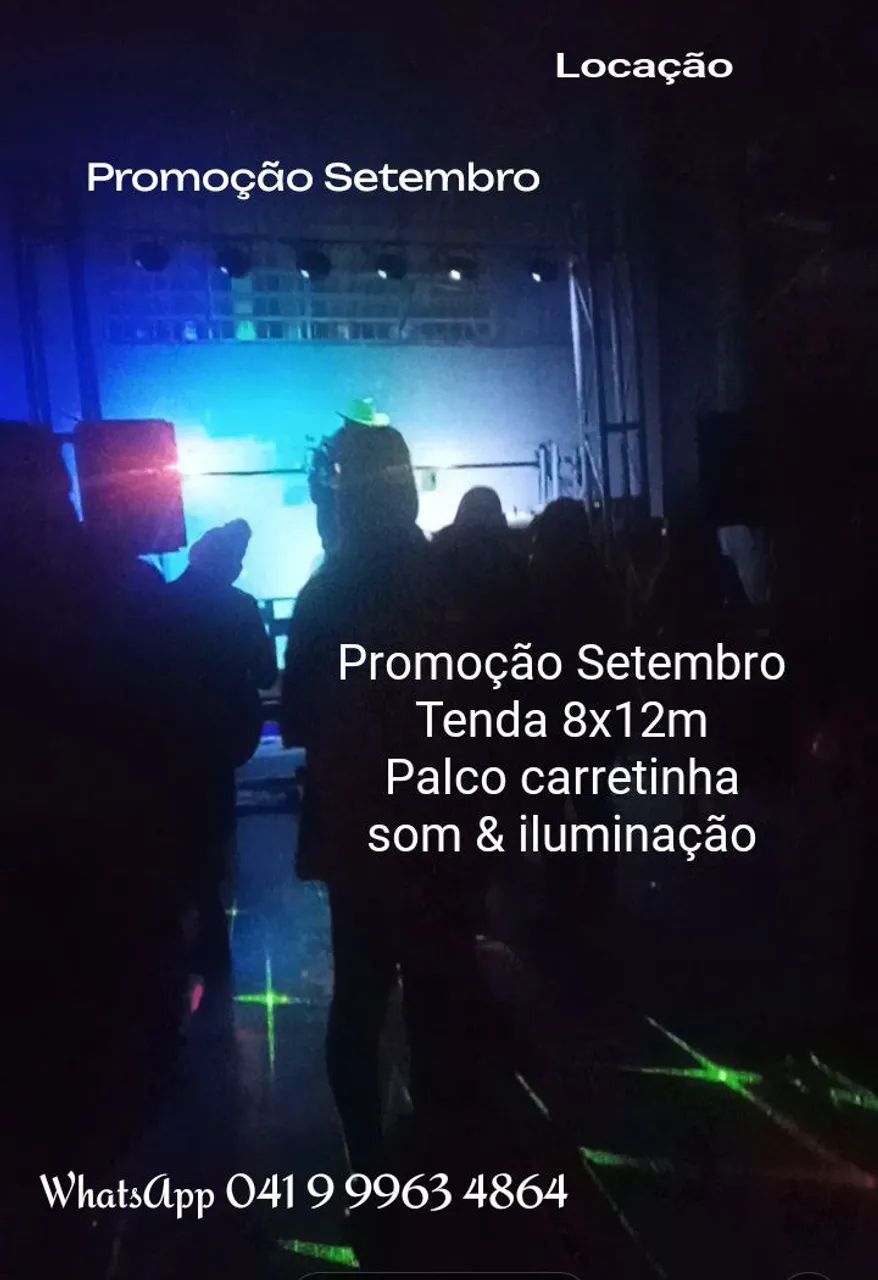 Palco Tendas sonorização  - Foto 3