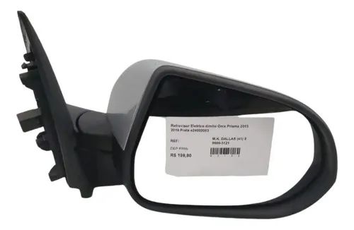 Retrovisor Eletrico Direito Onix Prisma 2013 2019 Prata E24002003