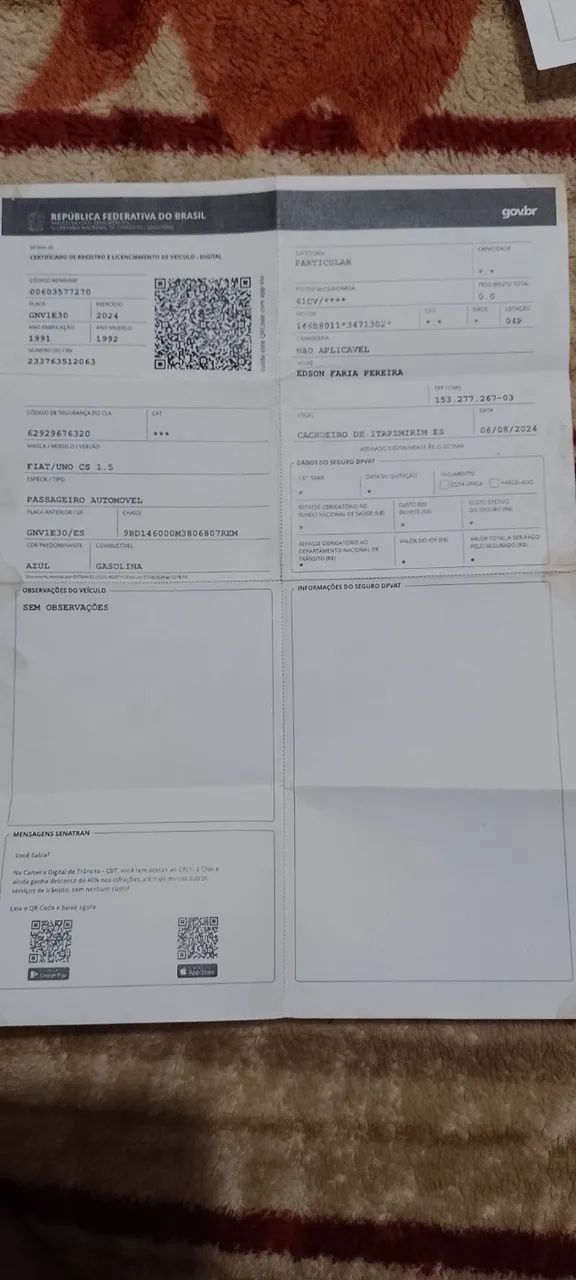Fiat Uno Uno CS/Top/Sport 1.5 i.e. / 1.5 /1.3 1991