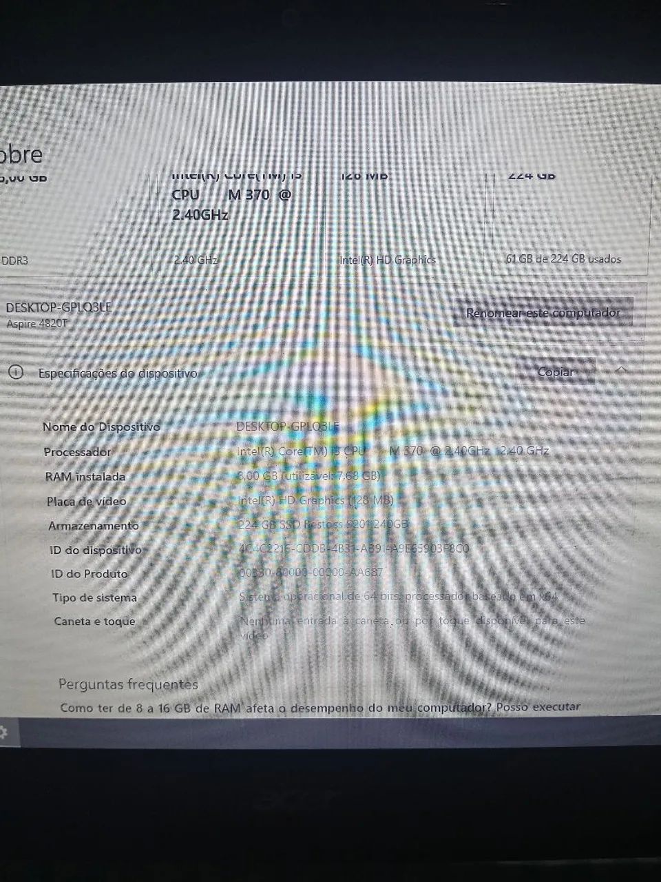 Vendo notebook Acer  - Foto 4