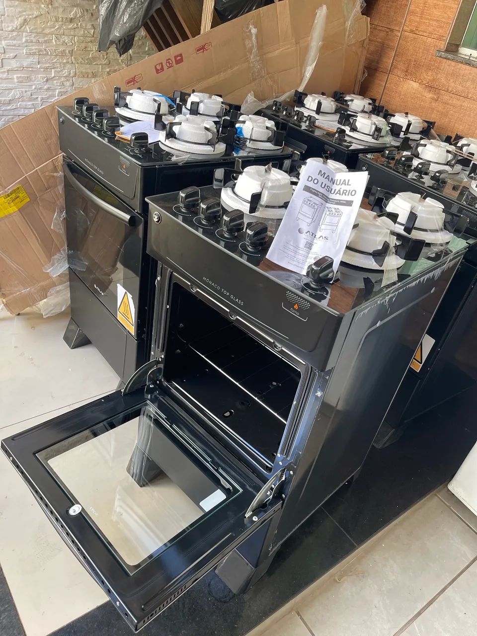 Fogão mesa vidro Mônaco! Entrego sem taxa - Foto 2