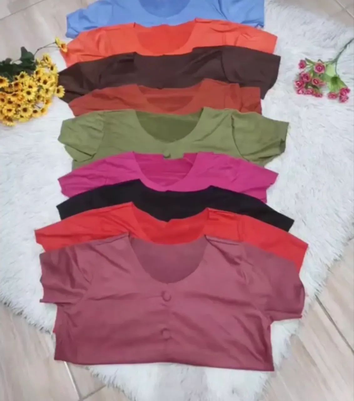 Queimão de blusas no Suede e malha Lese , preço de custo  - Foto 4