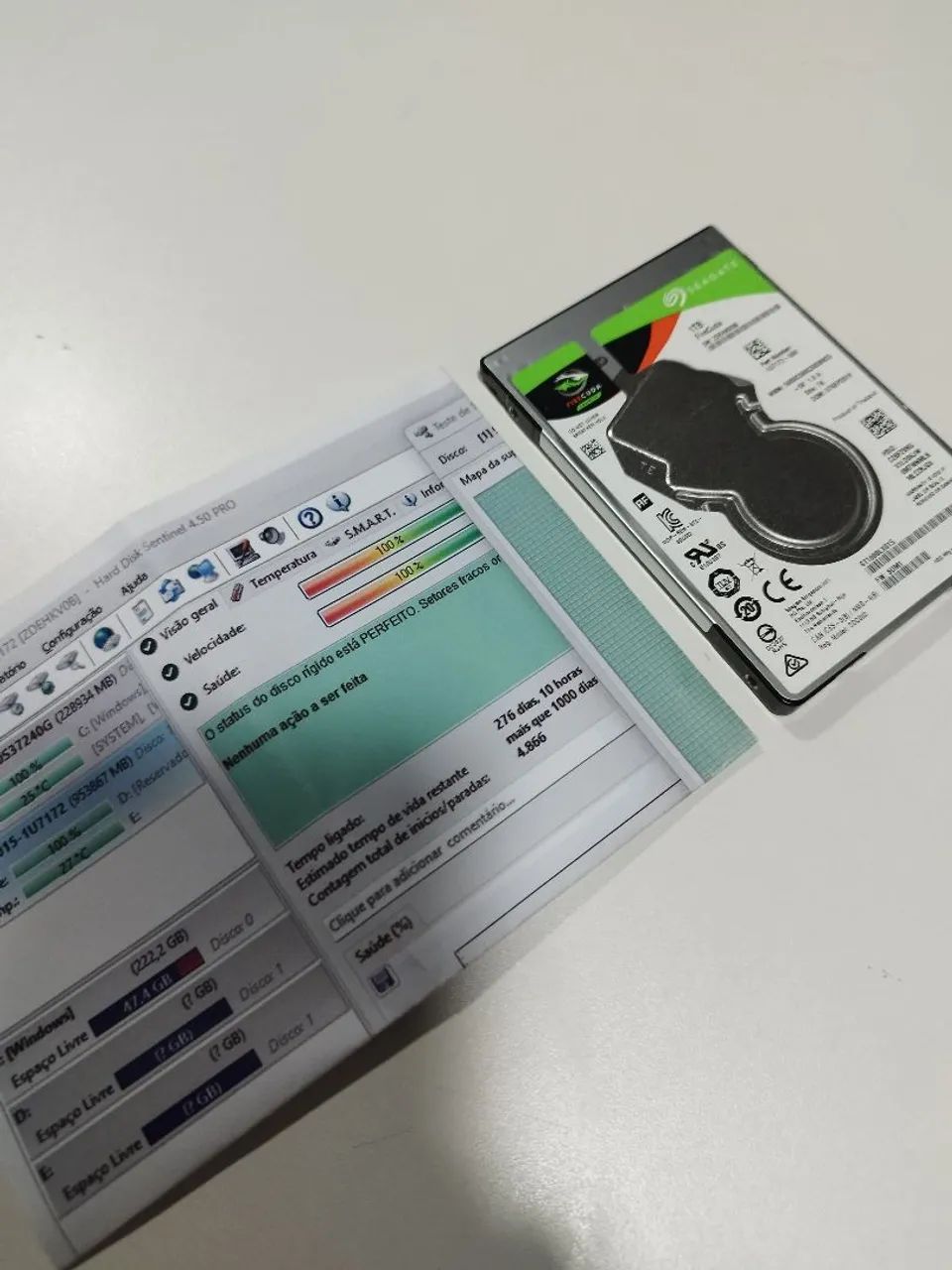 Kit 1 SHDD 1TB e HD PC 2TB - Foto 3
