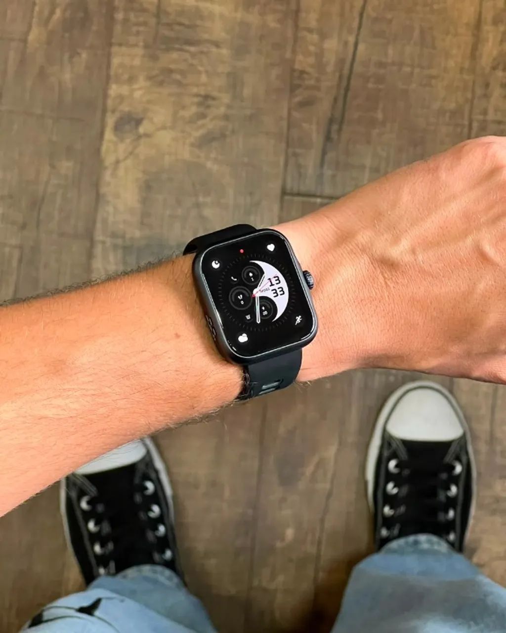 Smartwatch Action Gps Strava Amoled Corrida Sem Celular - Foto 2