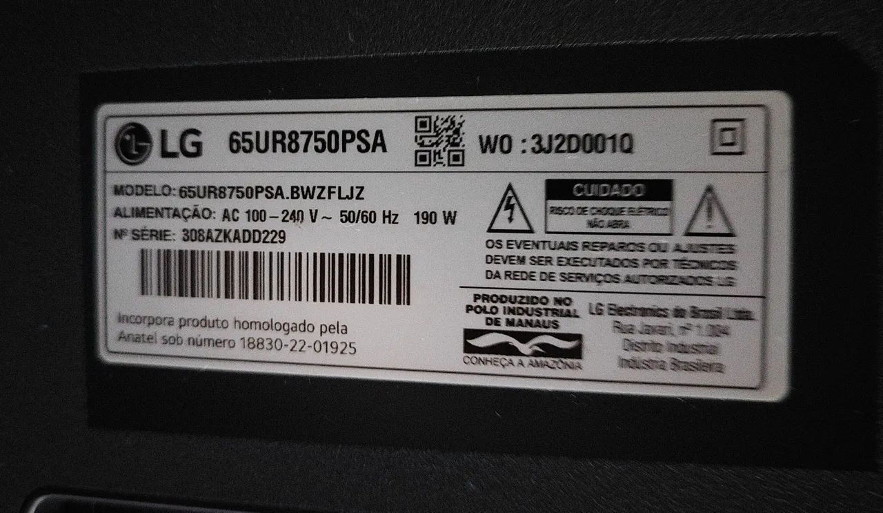 TV LG 65" Smart 4k NanoCell - Foto 4