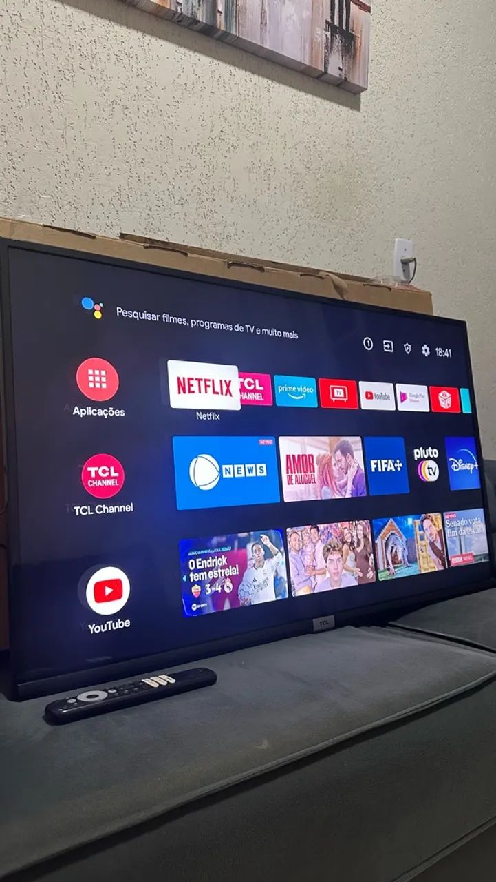 TV 43 POLEGADAS - ANDROID TV - SMAR TV- A MAIS COMPLETA 