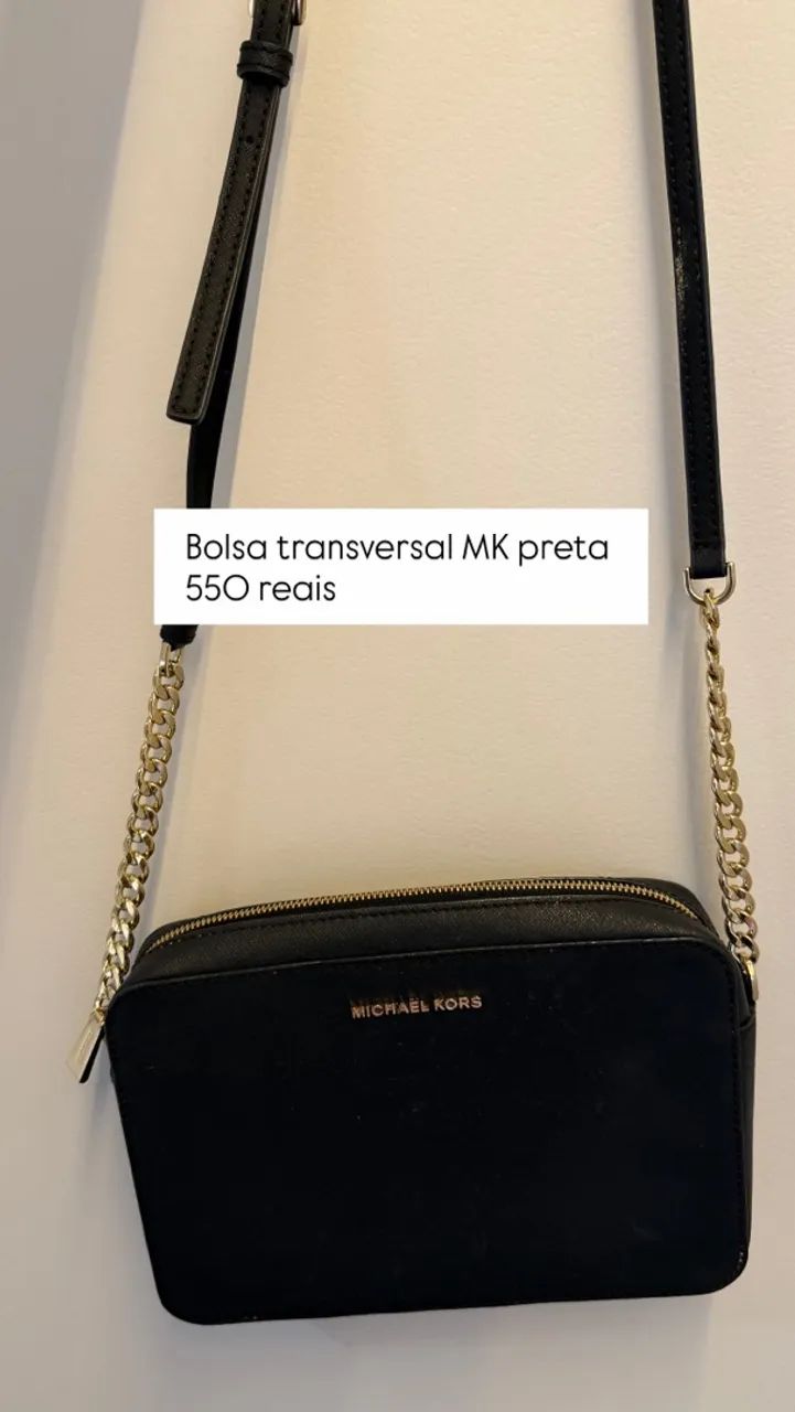 Bolsa transversal Michael kors preta  - Foto 2