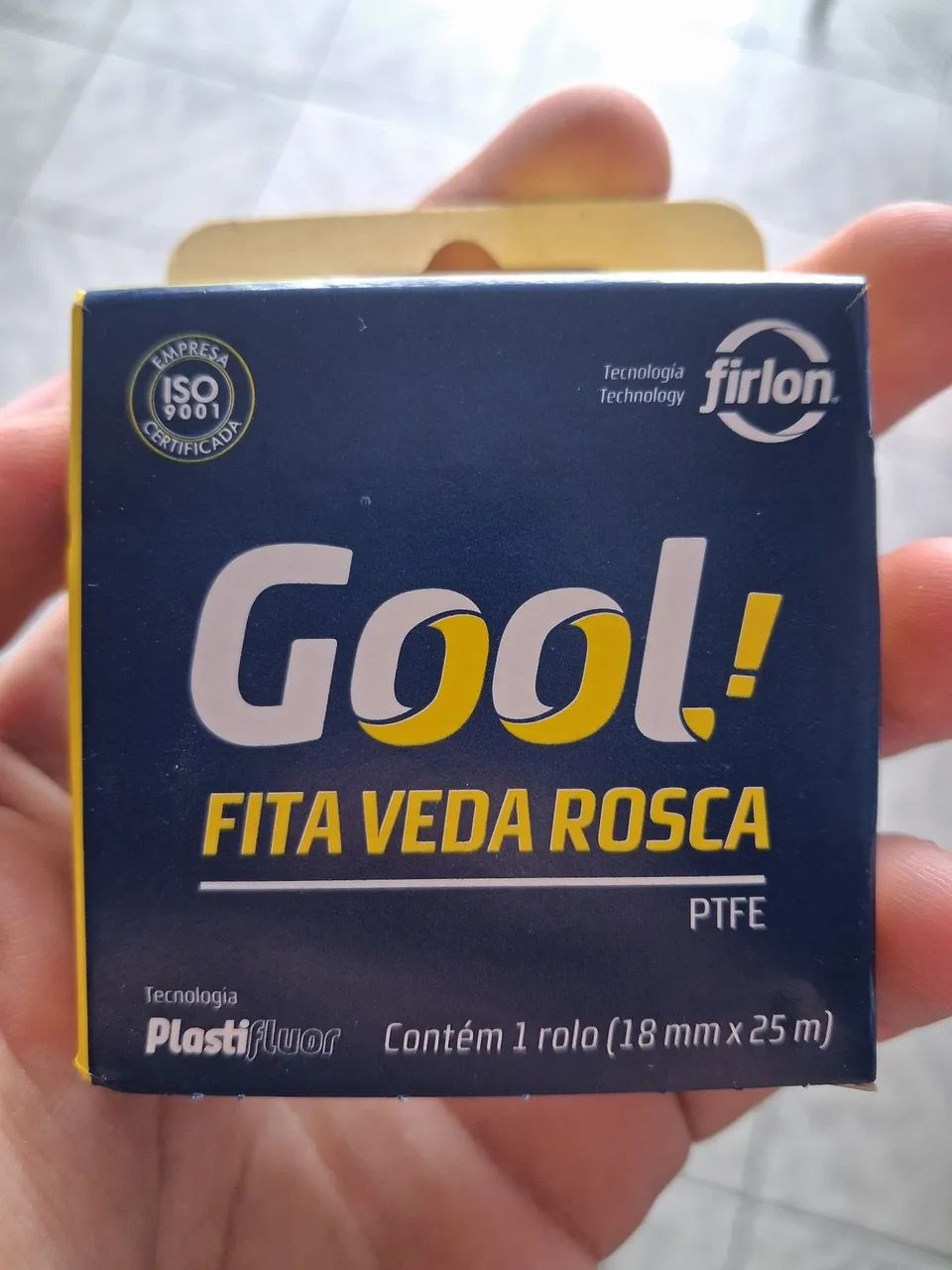 Fita Veda Rosca 25 metros (produto lacrado)