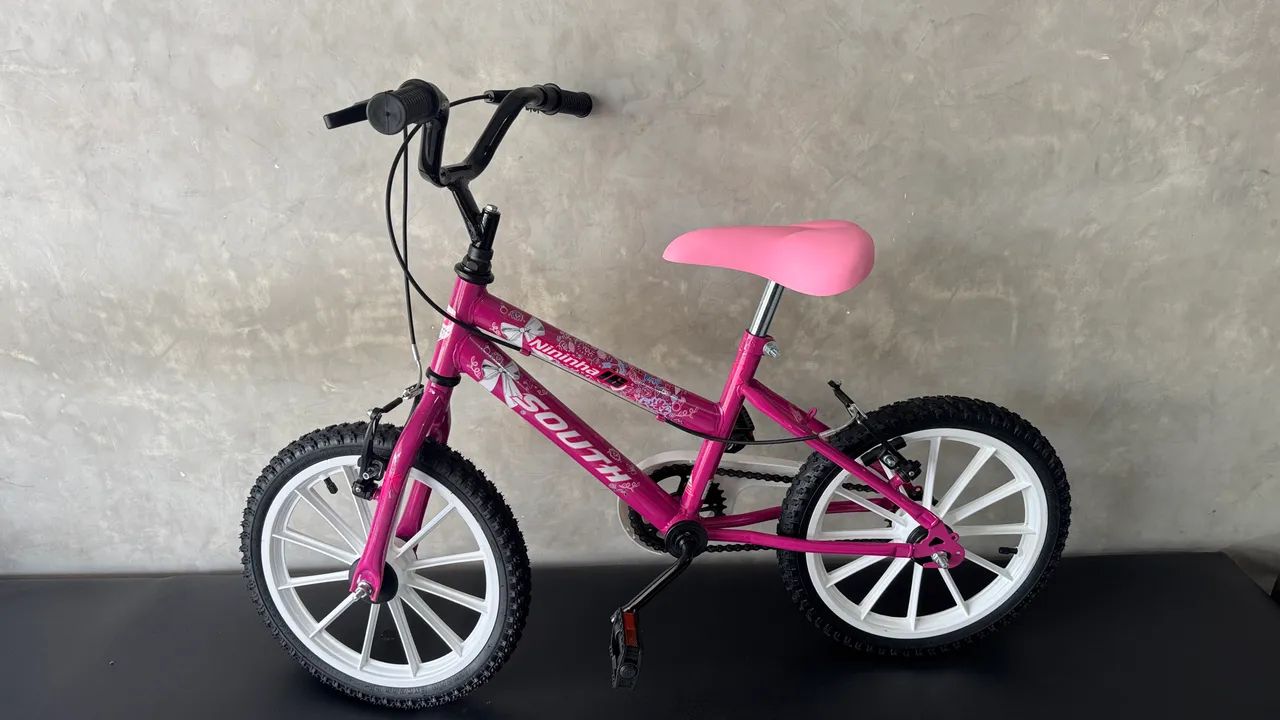 Bicicleta  infantil aro 16 zero sem uso  - Foto 4