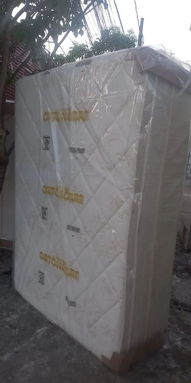 Cama box casal marca ortonobre  680,00  - Foto 3
