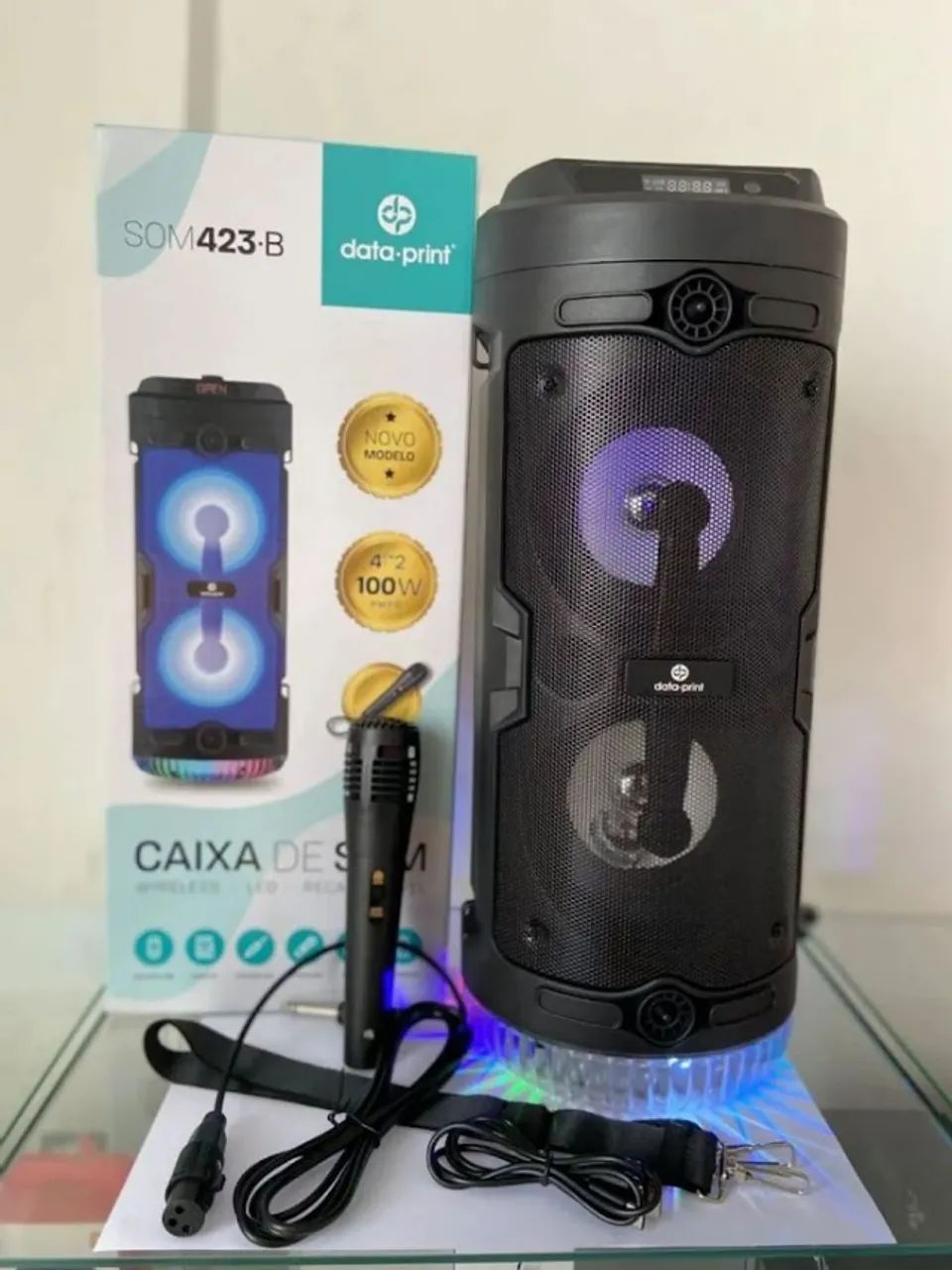 PROMOÇÃO - Caixa De Som Bluetooth 40cm Com Microfone  - Foto 2