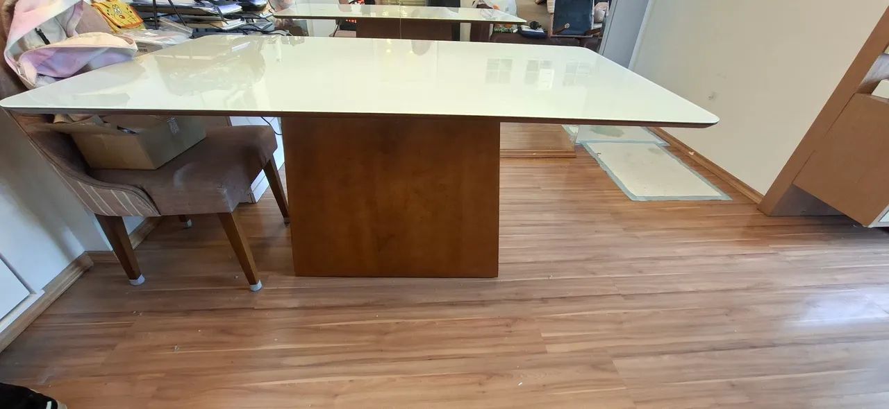 Mesa de Jantar com 6 Cadeiras - Excelente Estado! - Foto 2