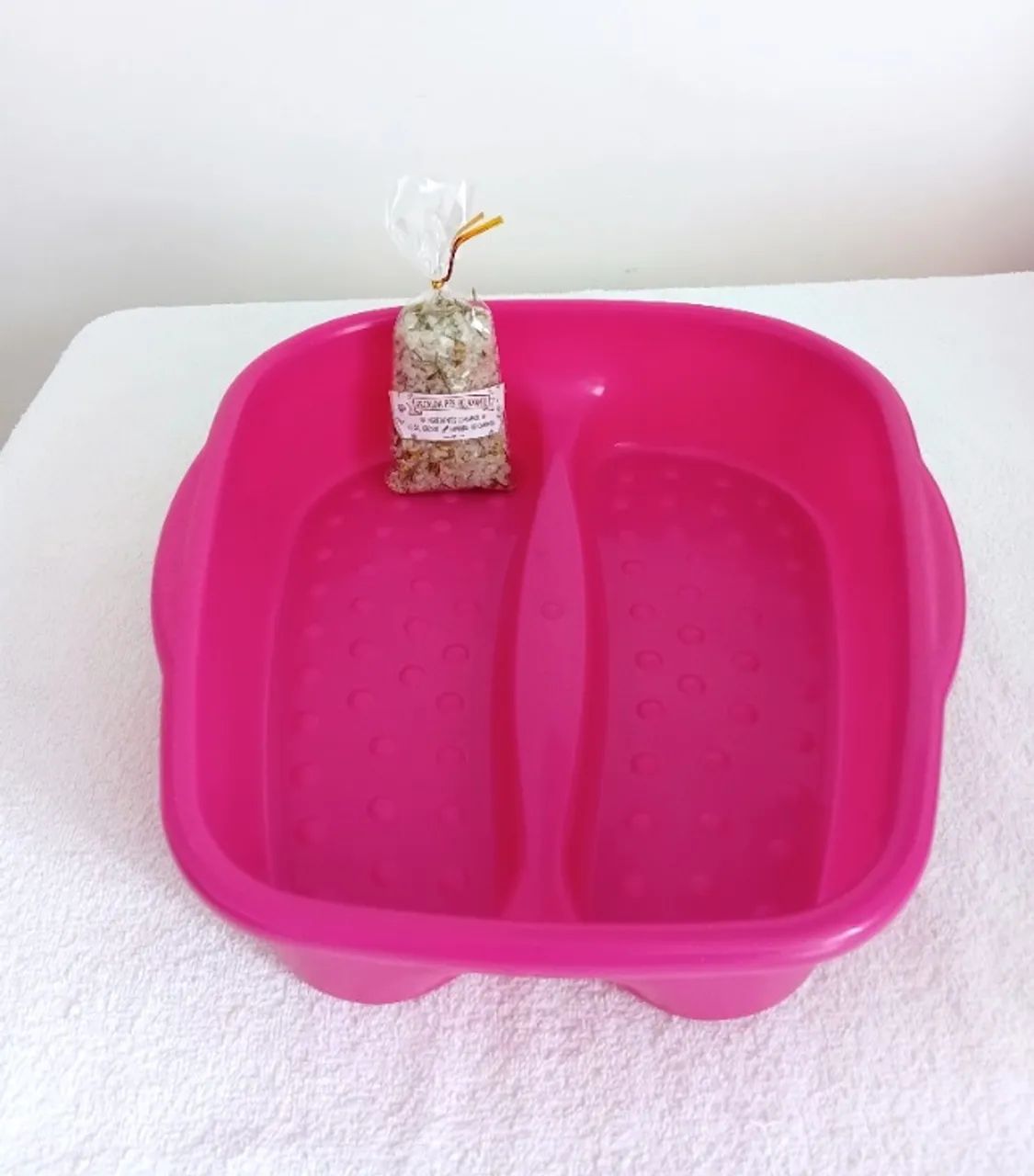 Bacia Para Lavar Pés Massageadora + Escalda Pés Relaxante - Foto 2