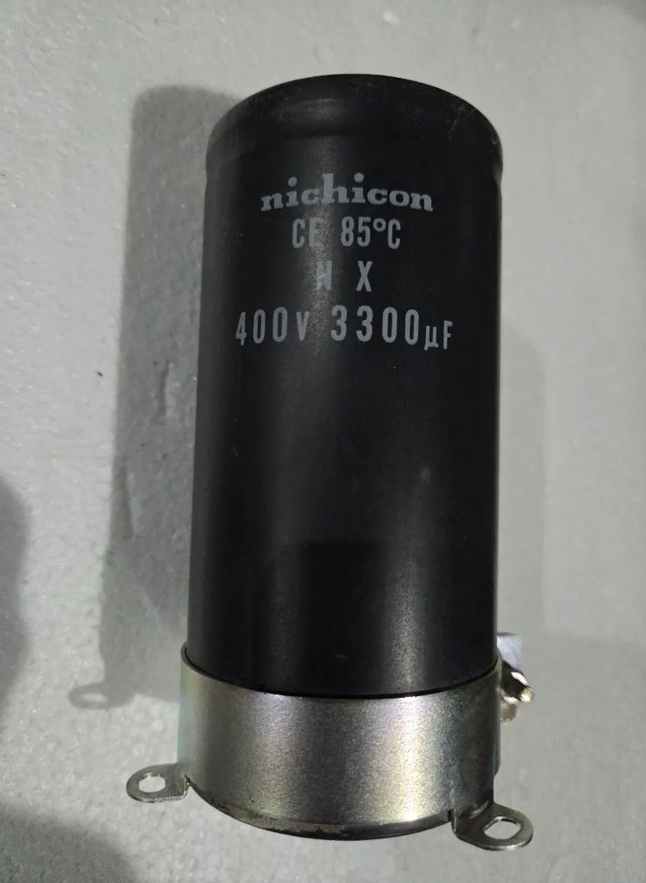 Capacitor Eletrolítico NICHICON 3.300uF 400v - Foto 2