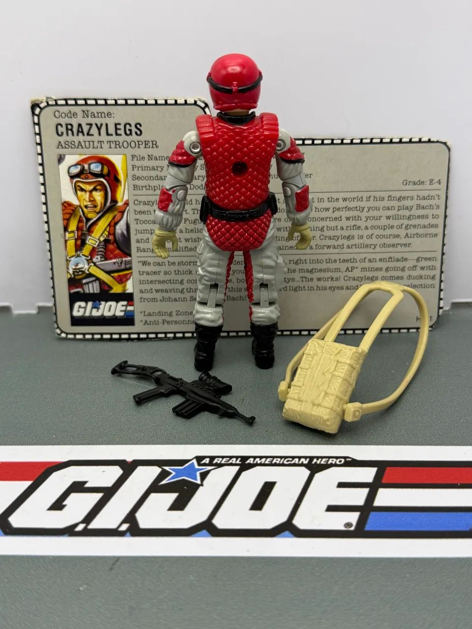 Gi Joe Crazylegs Assault Trooper comandos em ação - Hobbies e