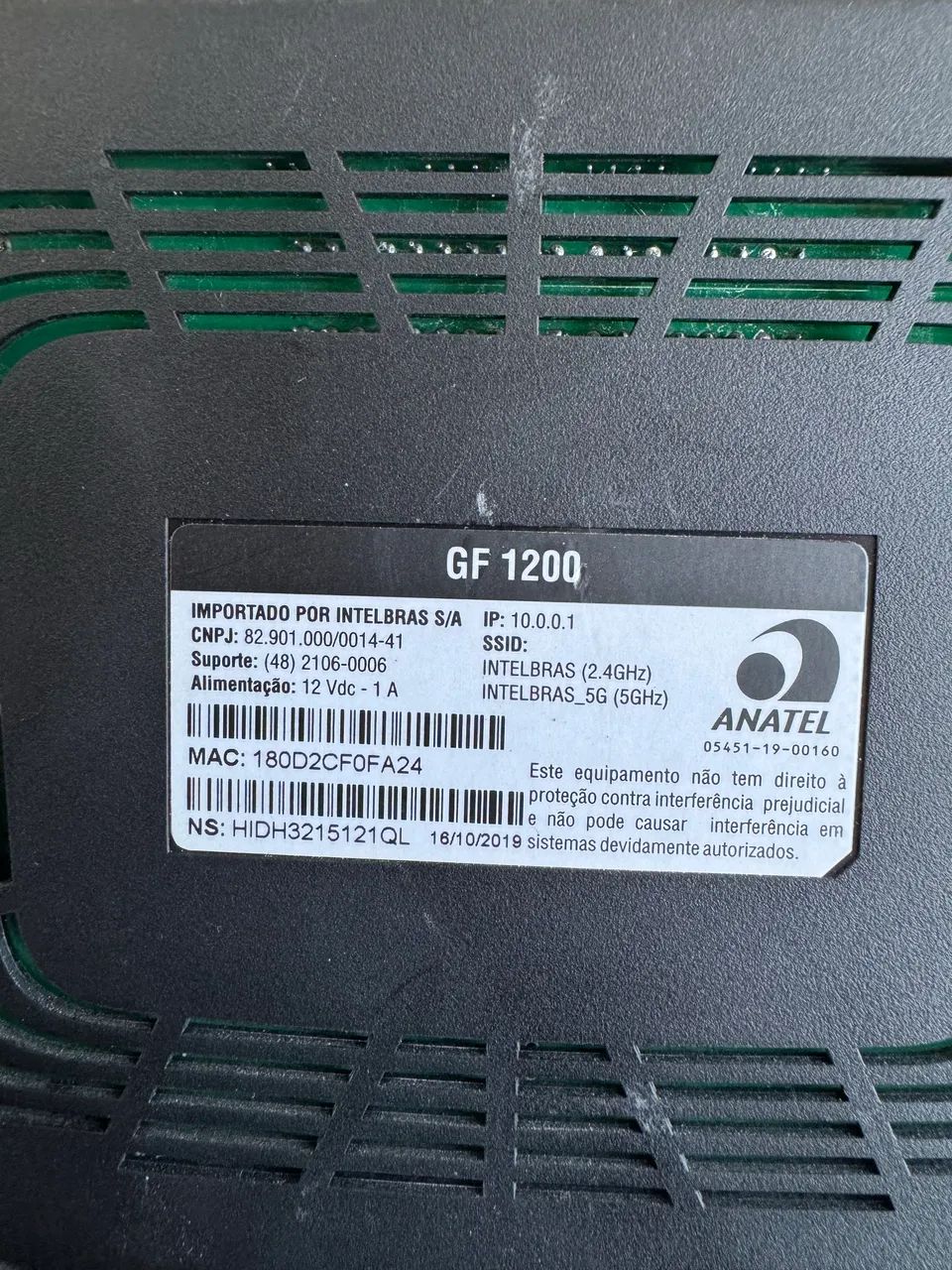 ROTEADOR WI-FI INTELBRAS 5G modelo GF 1200 - Foto 4