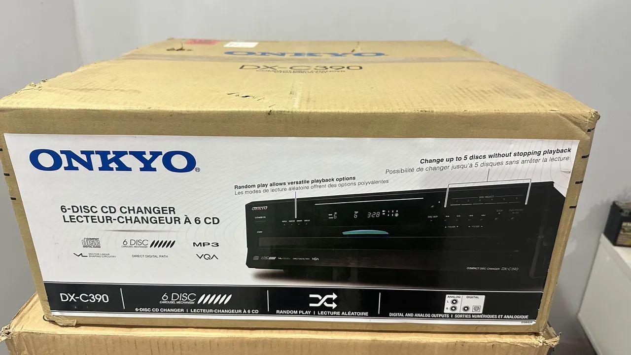 Cd player ONKYO DX-C390 Novo - Foto 5