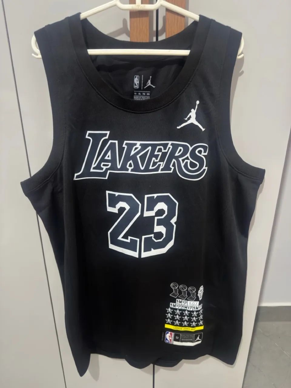 camisa regata jordan lakers lebron g