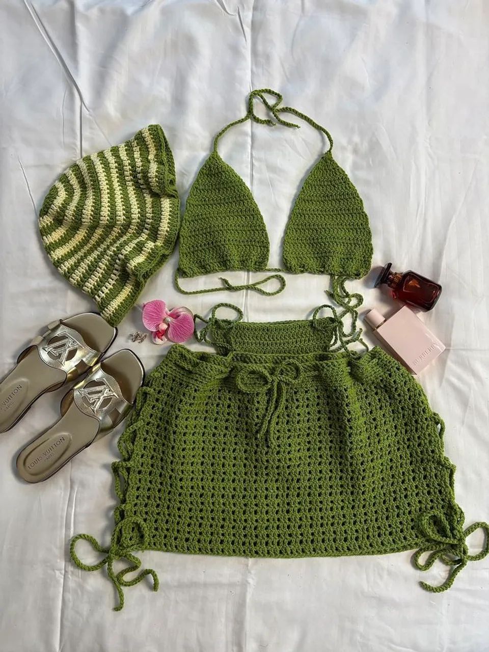 Roupa de praia em crochê  - Foto 4