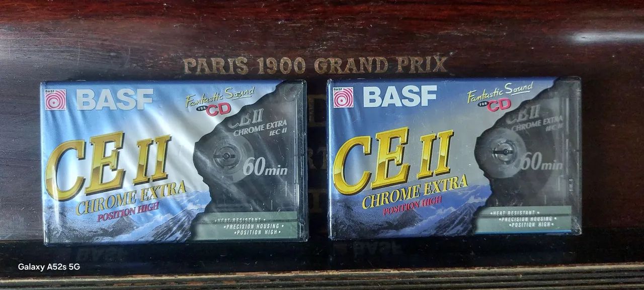 Fitas k7 virgens, ainda na embalagem - CDs, DVDs etc - Aritaguá