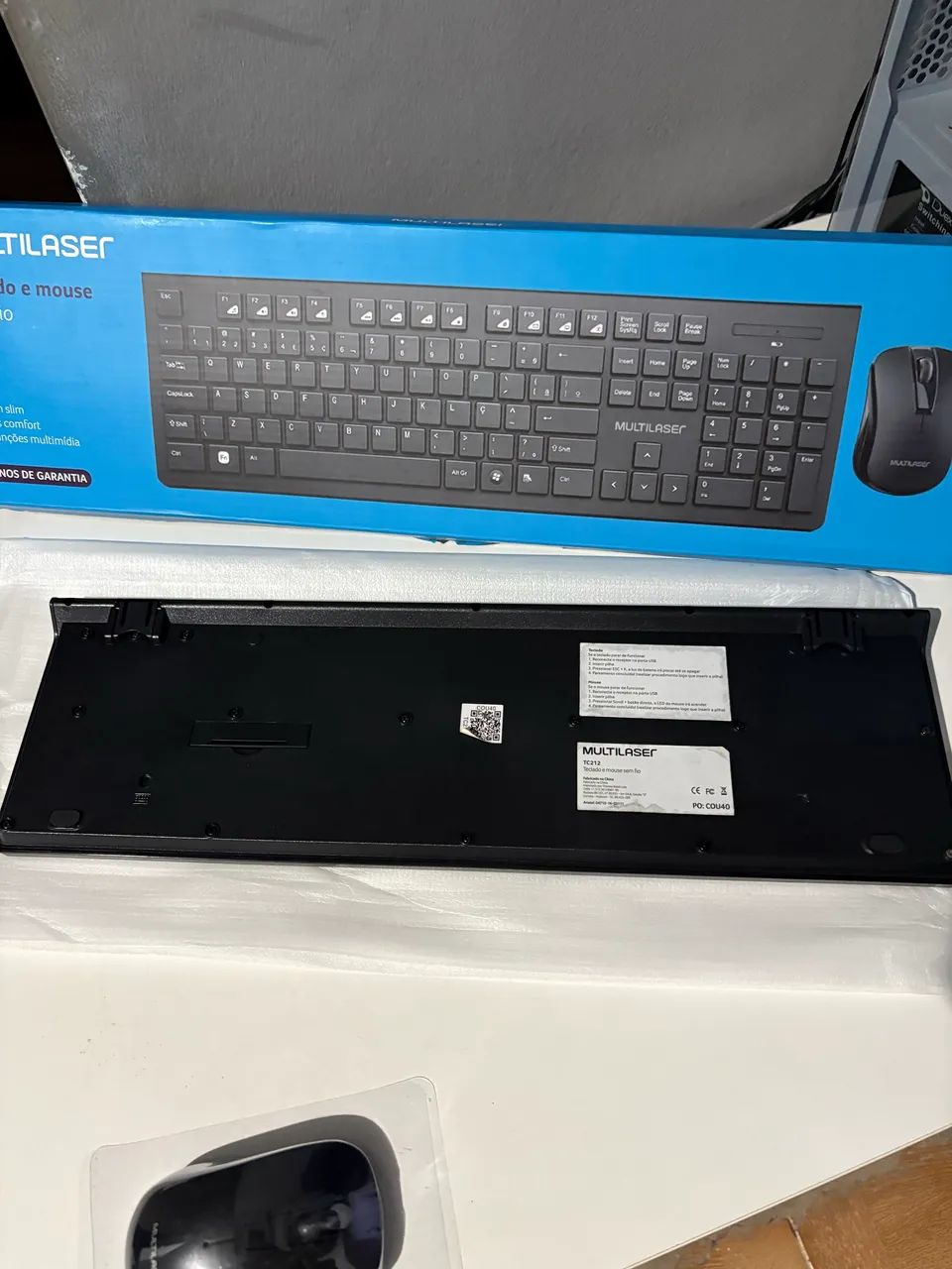 TECLADO E MOUSE SEM FIO - Foto 4