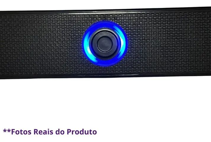 Caixa De Som Pc Tv Celular P2 E Usb Plug & Play Cor Preto - Foto 4