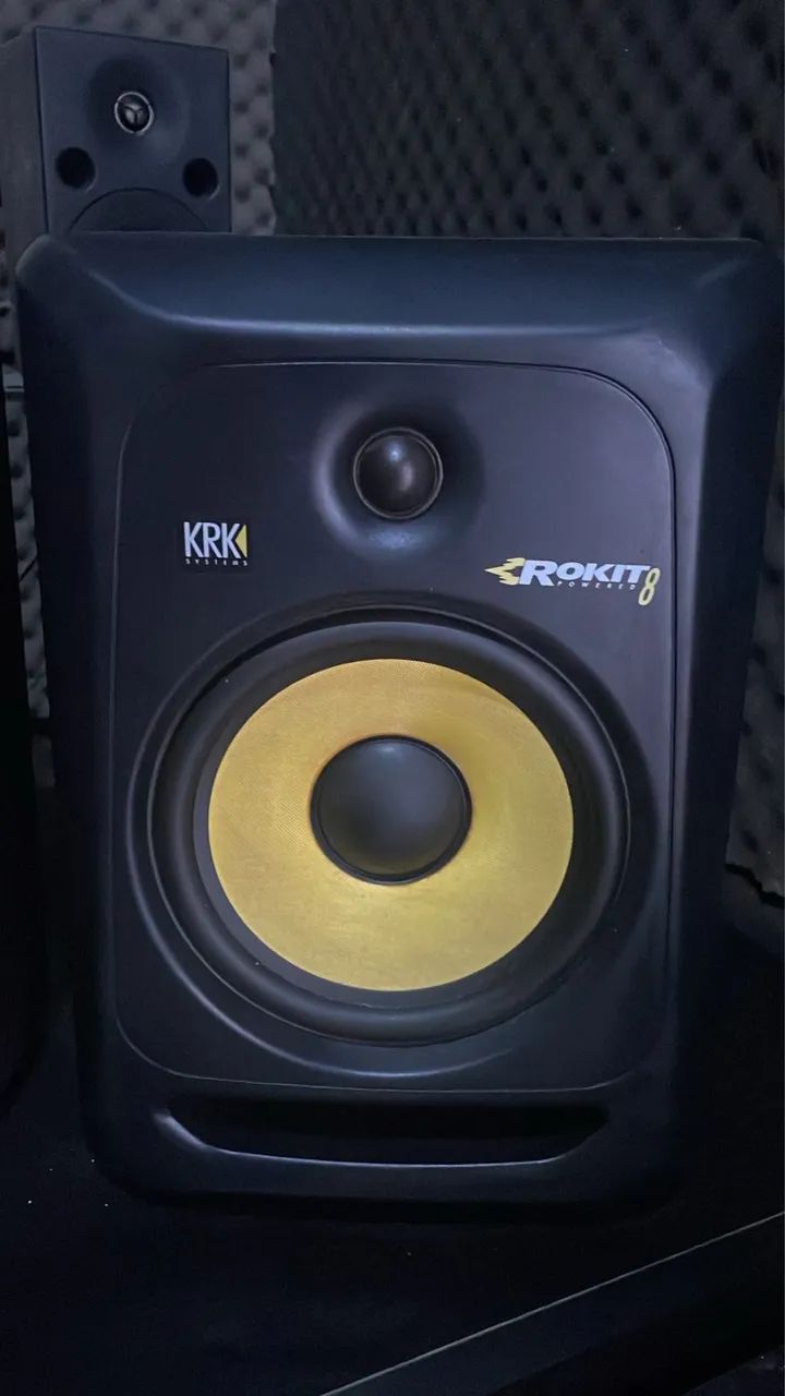 Monitor de áudio KRK ROKIT 8 ( par )  - Foto 2