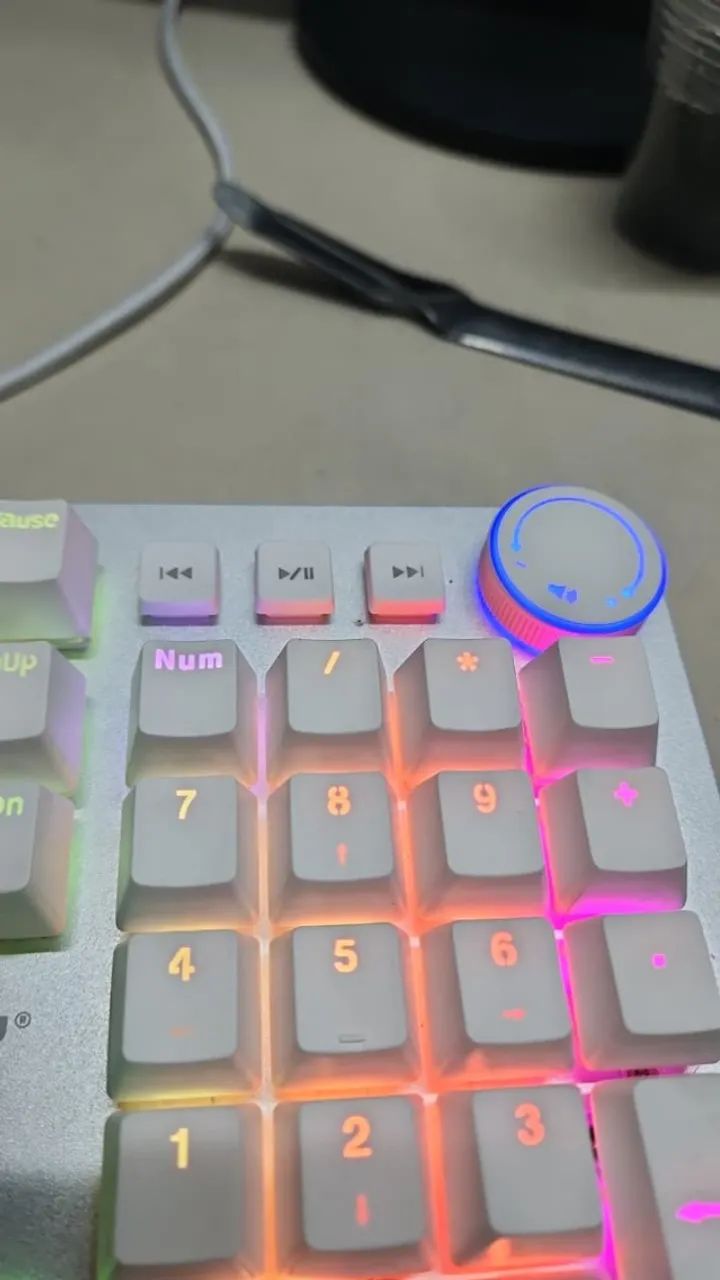 Teclado Mecânico Gamer Husky Anchorage Branco - Foto 5