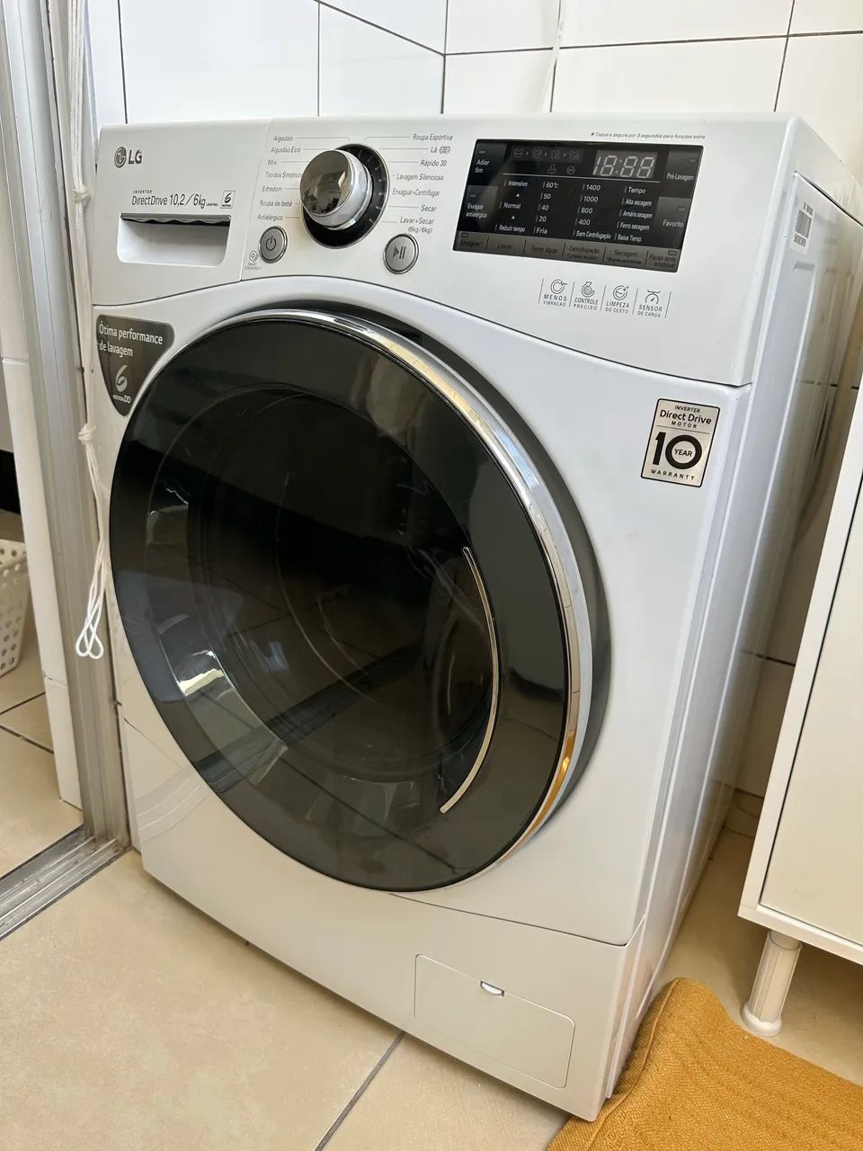 MÁQUINA LAVA E SECA LG 10kg - Foto 2