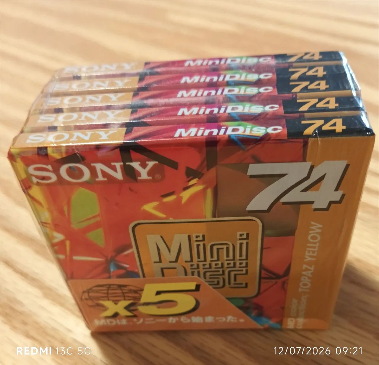 Mini Disc Sony, MD74 x 5 - Foto 2