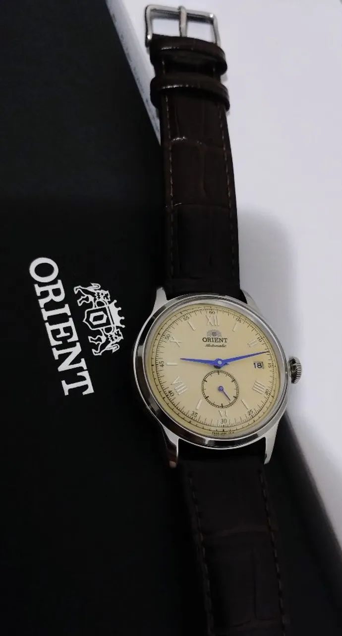 Relógio Orient Bambino Automático Ra-ap0105y30b - Foto 2