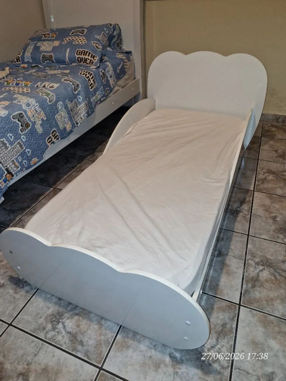Cama Infantil Nuvem com Colchão 88cm x 188cm - Foto 3