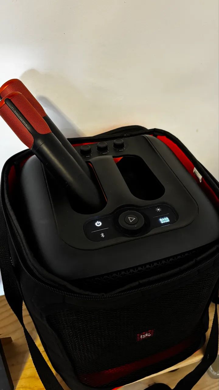 JBL PartyBox Encore + 2 Microfones + Case Premium - Completa - Foto 2