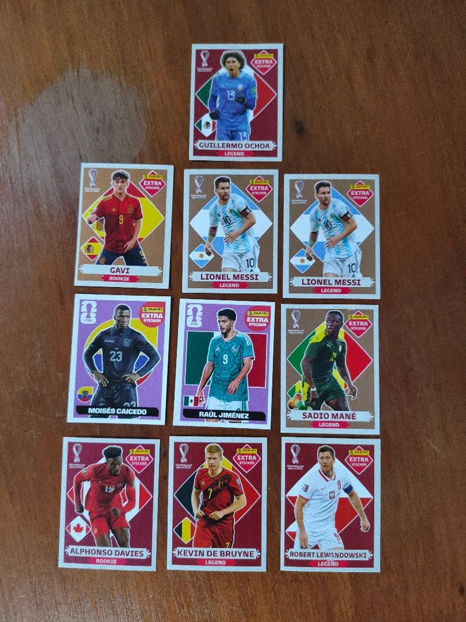 Cartas legends da copa 2022 e 2026 - Foto 2