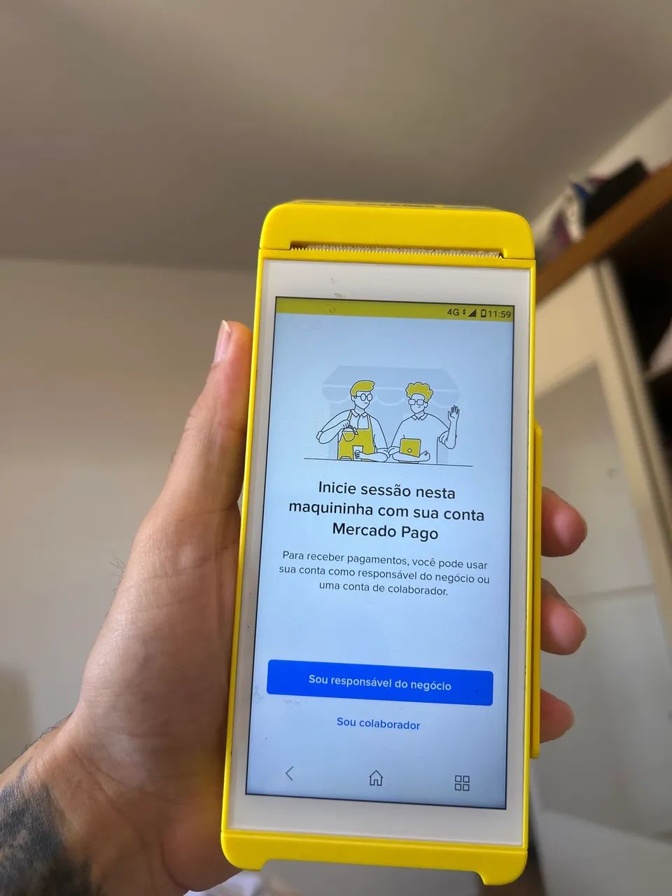 Maquininha mercado pago smart 2