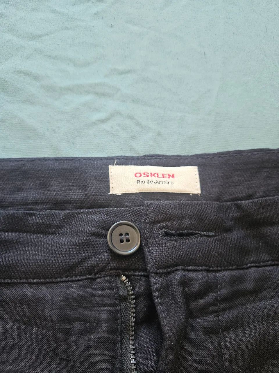 Calça de Linho Osklen 42 - Foto 2